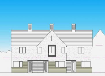 Architectural design of affordable homes by Studio Moda Architect Poole